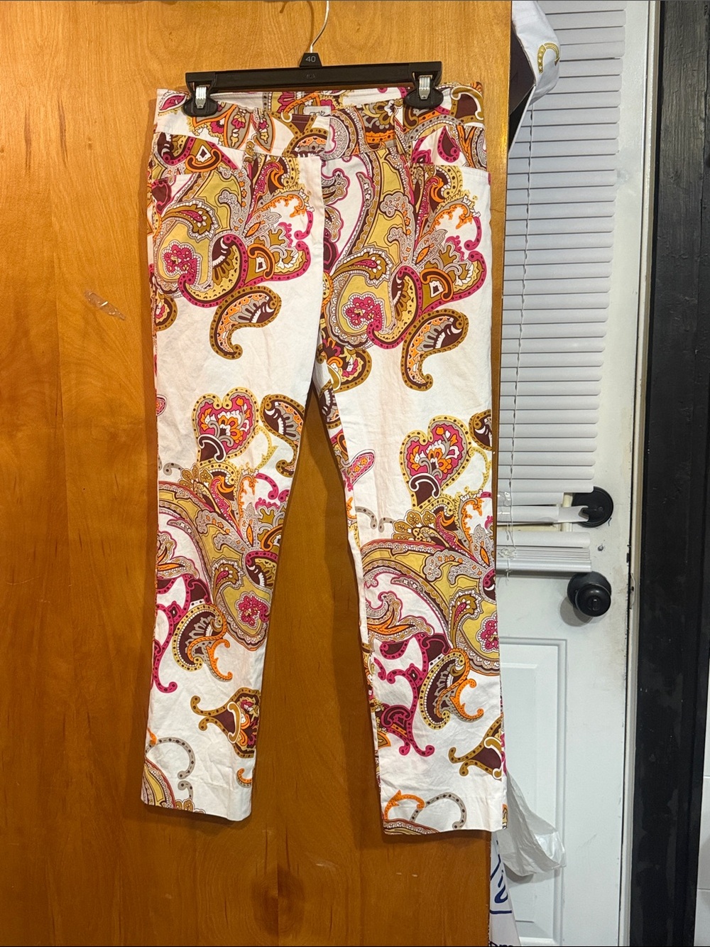 EUC* Cache Paisley Print Pants sz 6